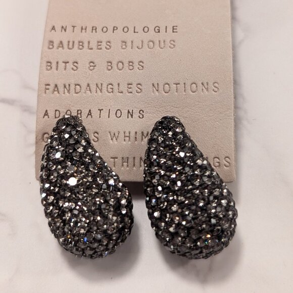 Anthropologie The Petra Drop Earrings: Pavé Edition - Picture 1 of 6